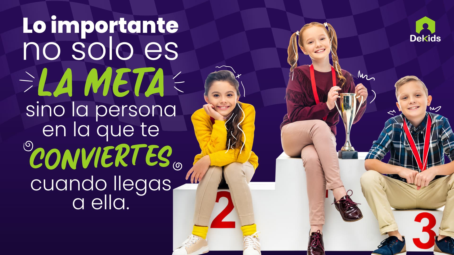 Lo importante no sólo es la meta, sino la persona en la que te conviertes cuando llegas a ella